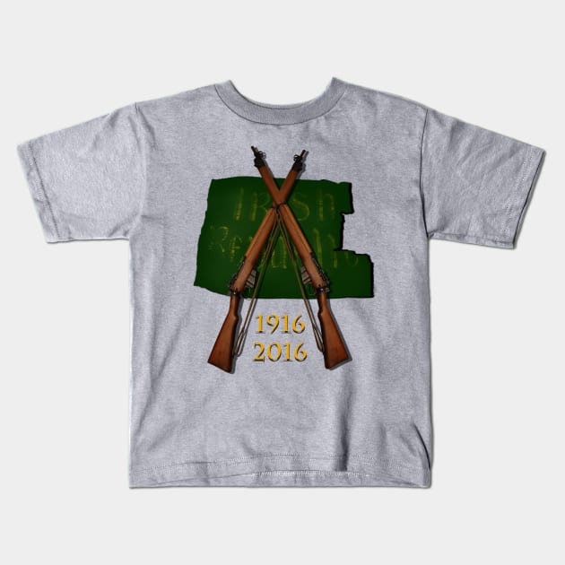 Irish Republic Kids T-Shirt by declancarr